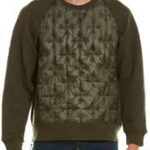 Men's Holden Wool-Blend Down Crewneck Sweater